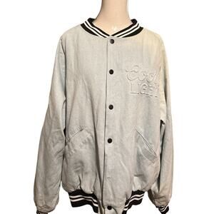 The Laundry Room X Coors Light Ghost Stadium Unisex Denim Jacket Size XL